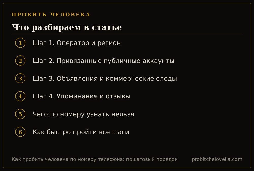 Пробить человека: план статьи «Как пробить человека по номеру телефона: пошаговый порядок»