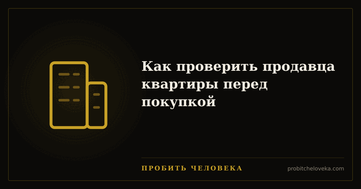 Пробить человека — Как проверить продавца квартиры перед покупкой